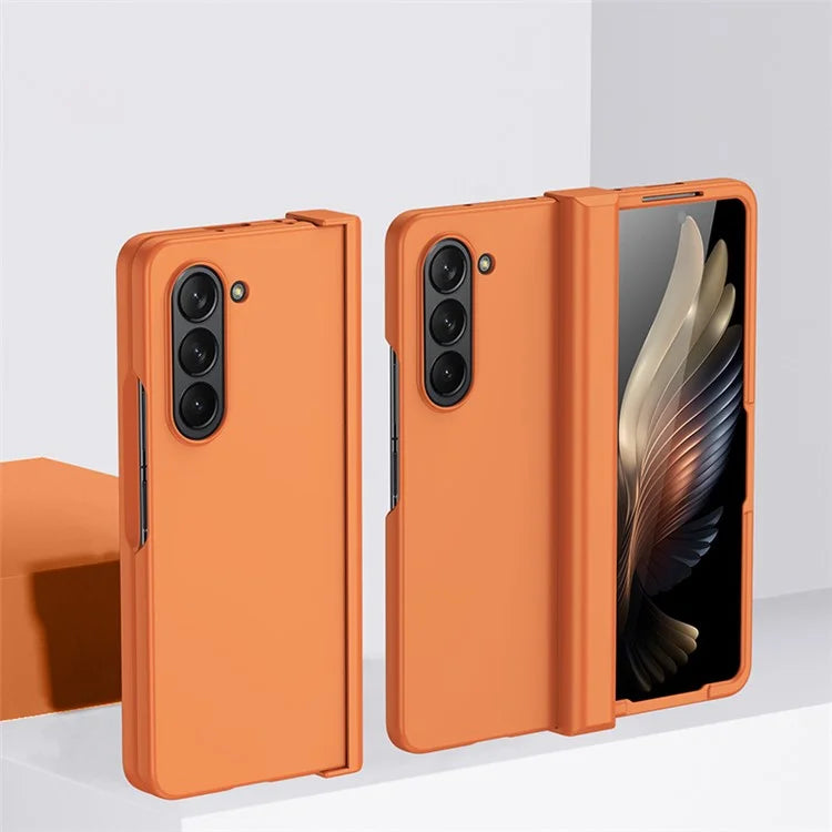 For Samsung Galaxy Z Fold6 5G Case Skin Feel PC Phone Cover with Hinge Protection