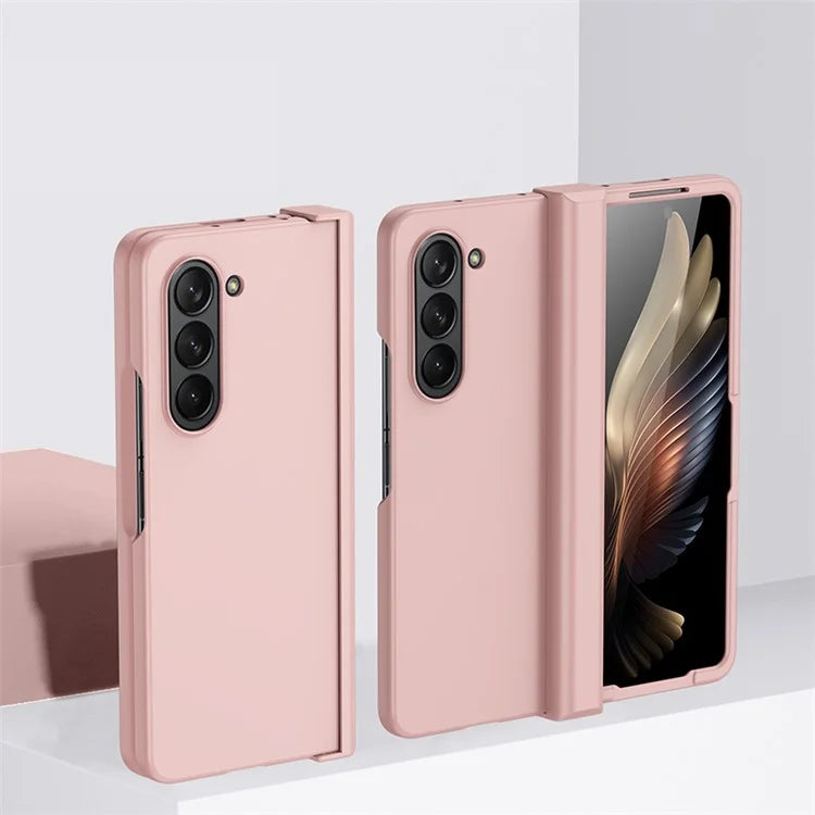 For Samsung Galaxy Z Fold6 5G Case Skin Feel PC Phone Cover with Hinge Protection
