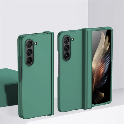 For Samsung Galaxy Z Fold6 5G Case Skin Feel PC Phone Cover with Hinge Protection