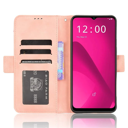 For T-Mobile REVVL 7 / T Phone 2 Case Leather Phone Cover with Multiple Card Slots