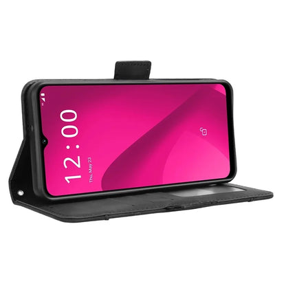 For T-Mobile REVVL 7 / T Phone 2 Case Leather Phone Cover with Multiple Card Slots