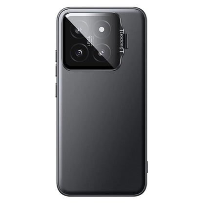 For Xiaomi 14 Case Metal Lens Frame Kickstand TPU+PC Magnetic Phone Cover