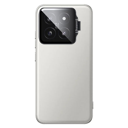 For Xiaomi 14 Case Metal Lens Frame Kickstand TPU+PC Magnetic Phone Cover