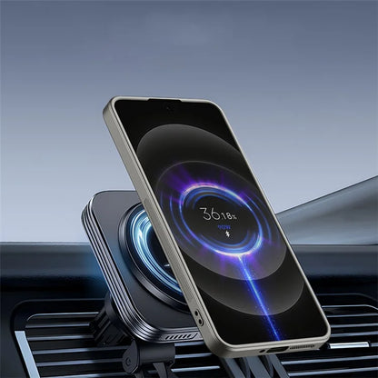 For Xiaomi 14 Ultra Case with Lens Frame Kickstand PU Leather+TPU+PC Magnetic Phone Cover