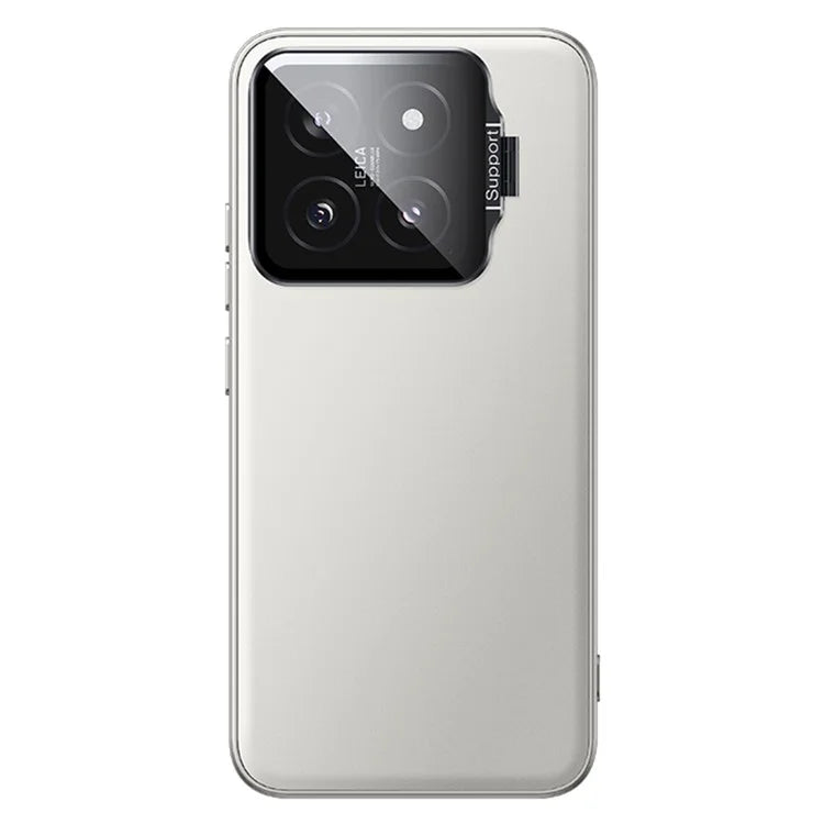For Xiaomi 14 Pro Magnetic Case TPU+PC Phone Cover with Metal Lens Frame Kickstand