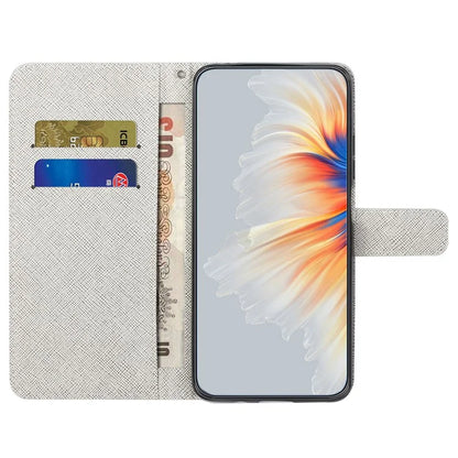 For Samsung Galaxy S24 FE Case Leather Phone Cover Cross Texture Pattern Printing