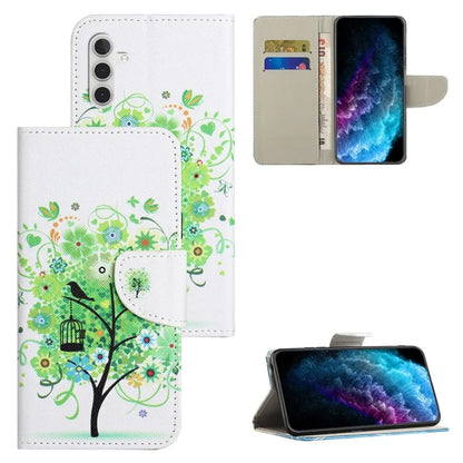 For Samsung Galaxy S24 FE Wallet Case Pattern Printing Leather Phone Cover