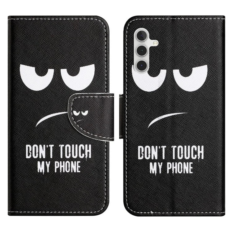 For Samsung Galaxy S24 FE Wallet Case Pattern Printing Leather Phone Cover