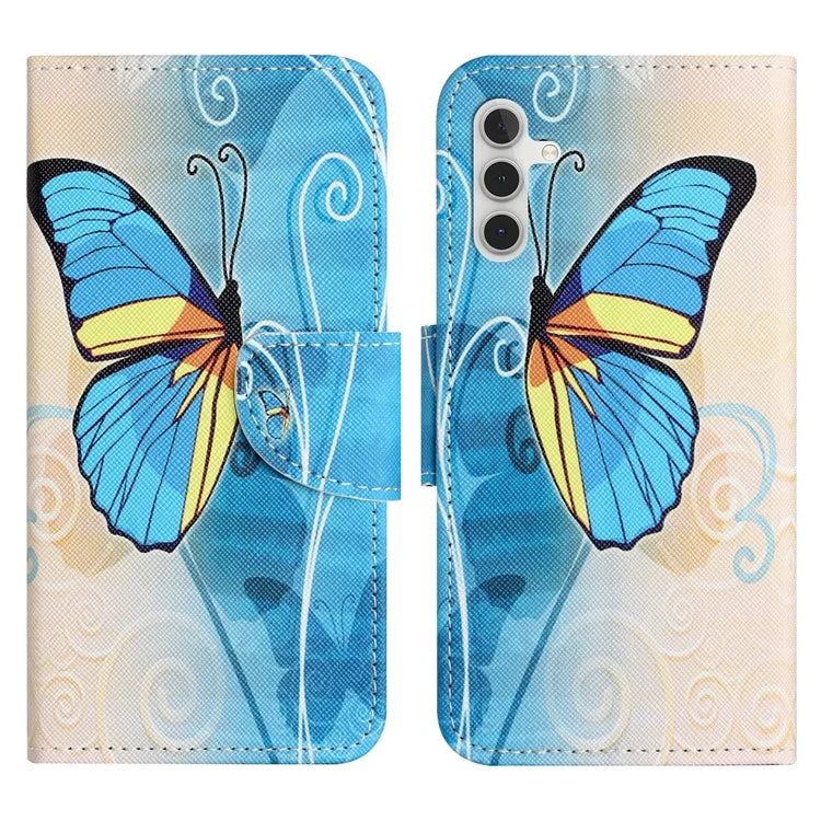For Samsung Galaxy S24 FE Wallet Case Pattern Printing Leather Phone Cover