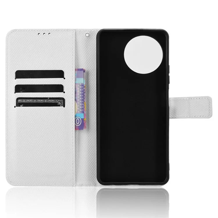 For Blackview Shark 8 / Oscal Tiger 12 Case Diamond Texture Leather Phone Cover Wallet