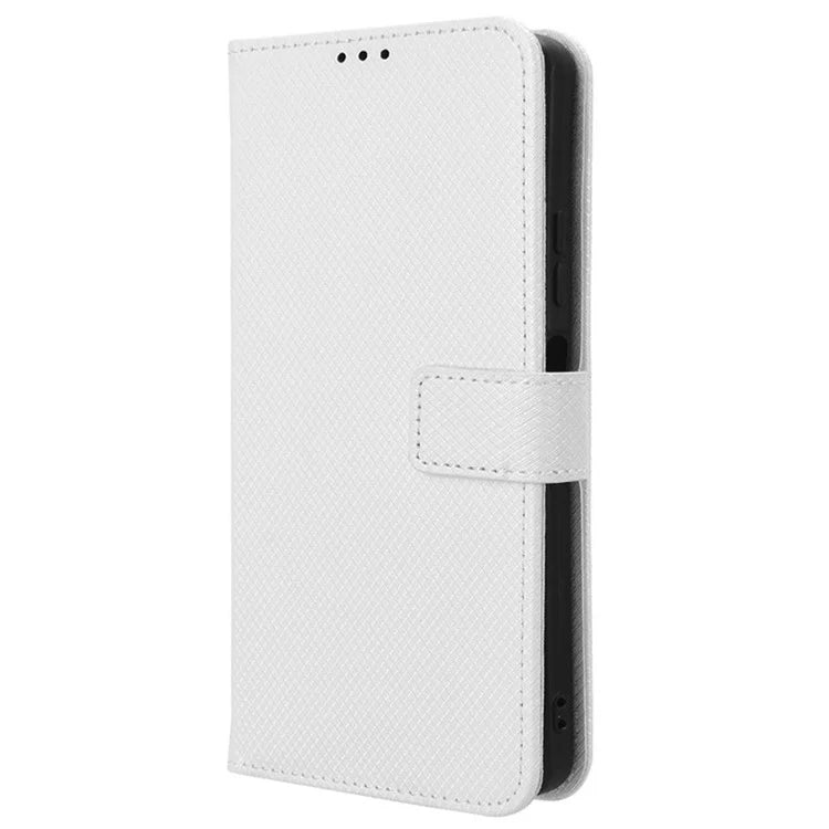 For Blackview Shark 8 / Oscal Tiger 12 Case Diamond Texture Leather Phone Cover Wallet