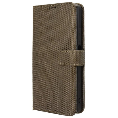 For Blackview Shark 8 / Oscal Tiger 12 Case Diamond Texture Leather Phone Cover Wallet