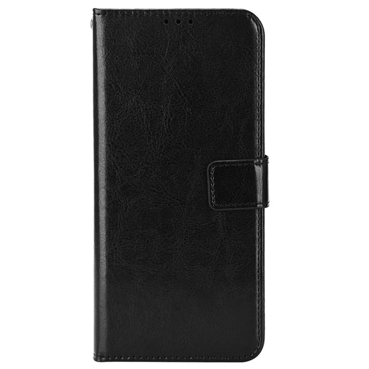 For Blackview Shark 8 / Oscal Tiger 12 Wallet Case Crazy Horse Texture Leather Phone Cover