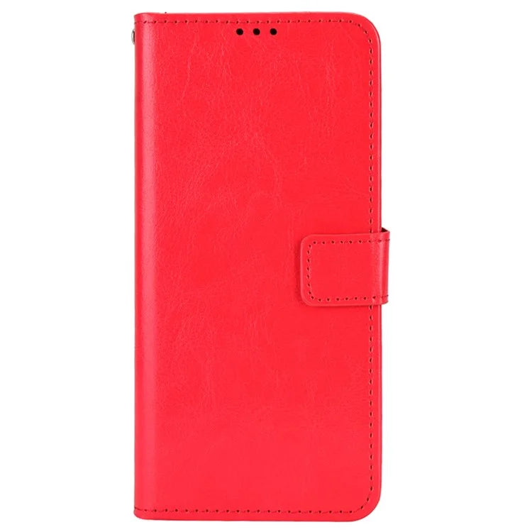 For Blackview Shark 8 / Oscal Tiger 12 Wallet Case Crazy Horse Texture Leather Phone Cover