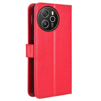 For Blackview Shark 8 / Oscal Tiger 12 Wallet Case Crazy Horse Texture Leather Phone Cover