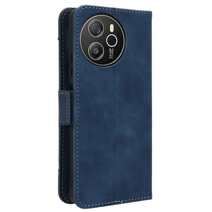 For Blackview Shark 8 / Oscal Tiger 12 Case Leather Phone Cover Multiple Card Slots Stand
