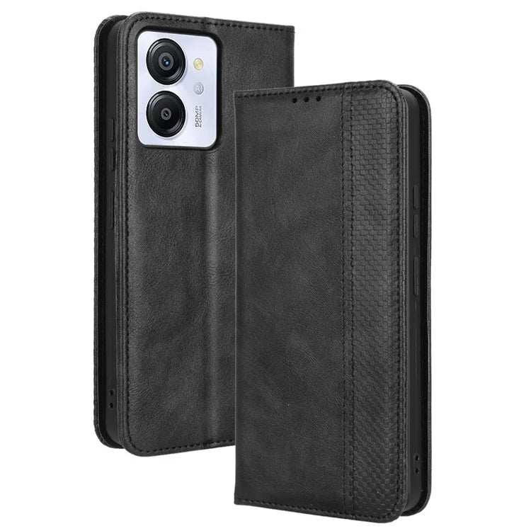 For Blackview Color 8 / Oscal Modern 8 Case Retro Leather Phone Cover Wallet Magnetic Absorption Protection