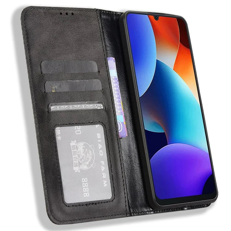For Blackview Color 8 / Oscal Modern 8 Case Retro Leather Phone Cover Wallet Magnetic Absorption Protection