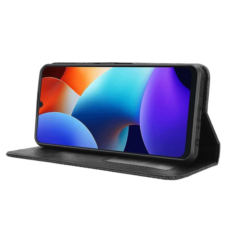 For Blackview Color 8 / Oscal Modern 8 Case Retro Leather Phone Cover Wallet Magnetic Absorption Protection