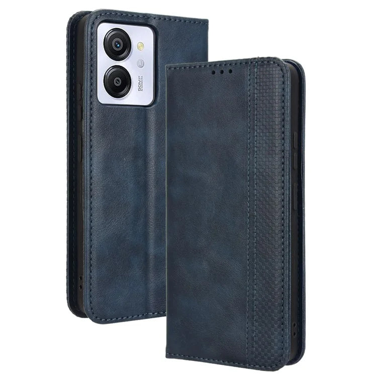 For Blackview Color 8 / Oscal Modern 8 Case Retro Leather Phone Cover Wallet Magnetic Absorption Protection