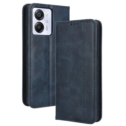 For Blackview Color 8 / Oscal Modern 8 Case Retro Leather Phone Cover Wallet Magnetic Absorption Protection