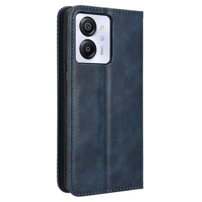 For Blackview Color 8 / Oscal Modern 8 Case Retro Leather Phone Cover Wallet Magnetic Absorption Protection