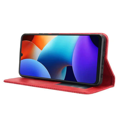 For Blackview Color 8 / Oscal Modern 8 Case Retro Leather Phone Cover Wallet Magnetic Absorption Protection