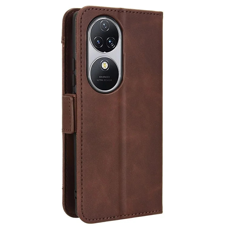 For Oukitel C38 Case Multiple Card Slots PU Leather Protective Phone Cover