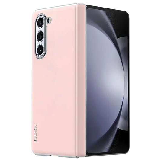 SULADA For Samsung Galaxy Z Fold6 5G Case Leather Back Cover Compatible with MagSafe Hinge Protection