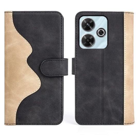 For Xiaomi Redmi Note 13R 5G / Redmi 13 4G / Poco M6 4G Case Dual Color Leather Phone Cover