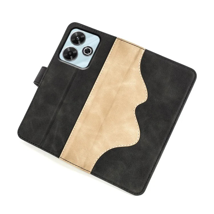 For Xiaomi Redmi Note 13R 5G / Redmi 13 4G / Poco M6 4G Case Dual Color Leather Phone Cover