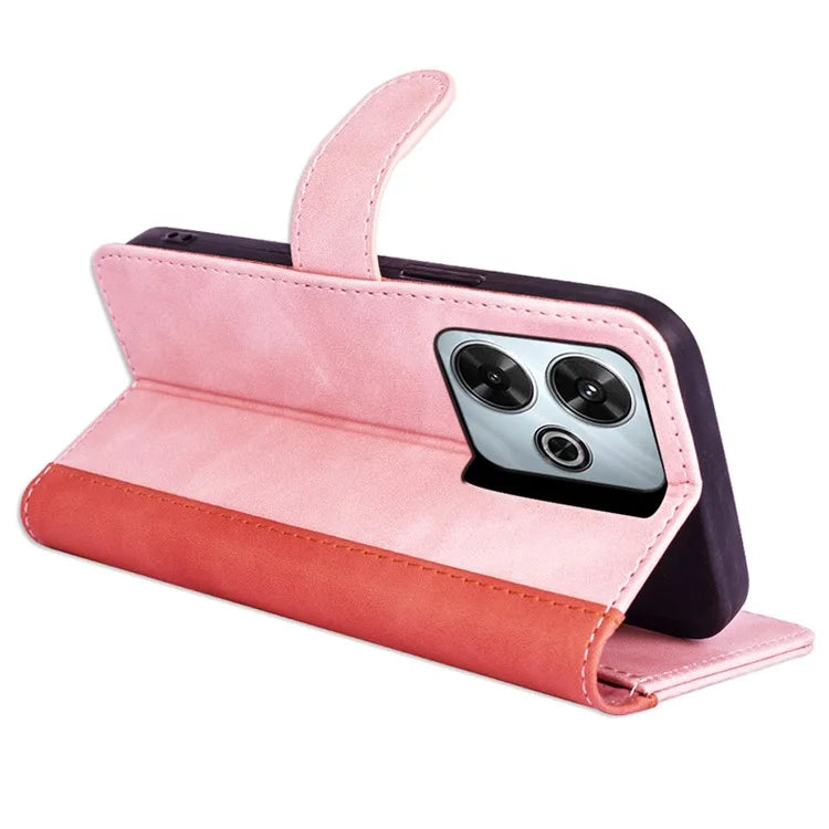 For Xiaomi Redmi Note 13R 5G / Redmi 13 4G / Poco M6 4G Case Dual Color Leather Phone Cover
