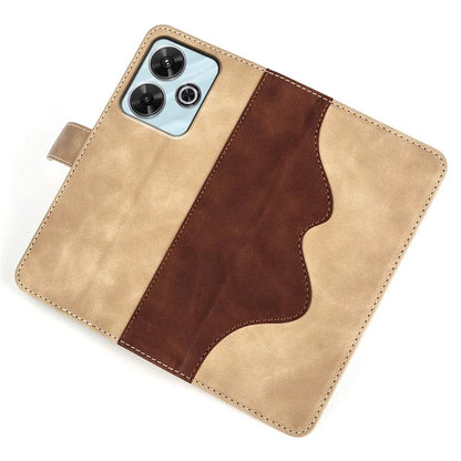 For Xiaomi Redmi Note 13R 5G / Redmi 13 4G / Poco M6 4G Case Dual Color Leather Phone Cover
