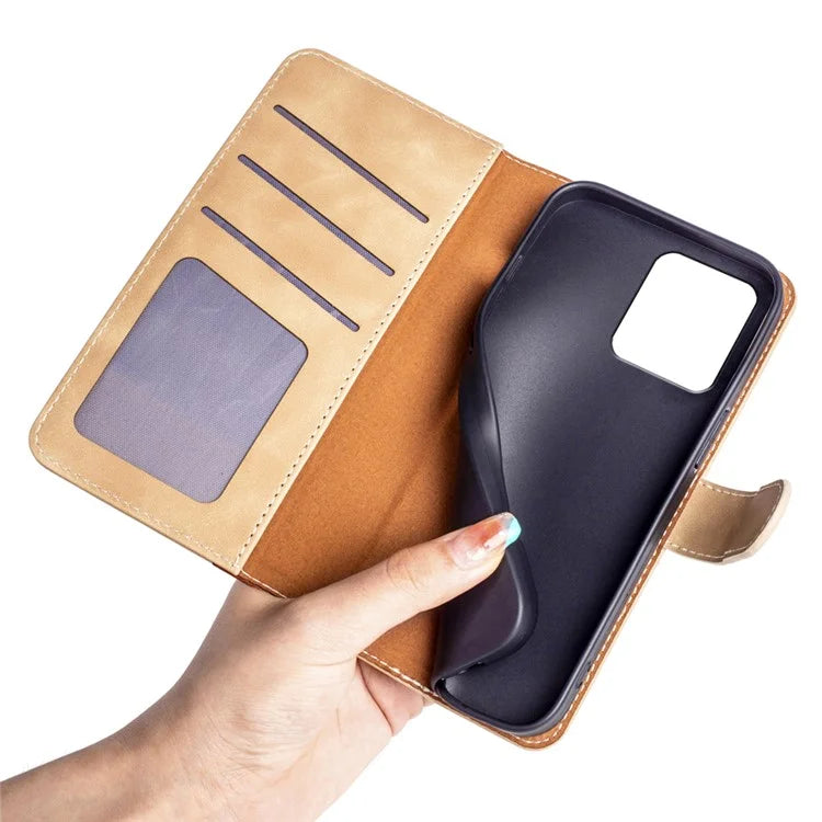 For Xiaomi Redmi Note 13R 5G / Redmi 13 4G / Poco M6 4G Case Dual Color Leather Phone Cover