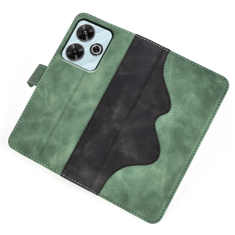 For Xiaomi Redmi Note 13R 5G / Redmi 13 4G / Poco M6 4G Case Dual Color Leather Phone Cover
