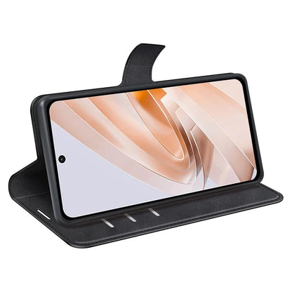 For Xiaomi Redmi Note 13R 5G / Redmi 13 4G / Poco M6 4G Wallet Case Leather Phone Cover Calf Texture