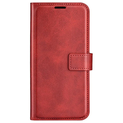 For Xiaomi Redmi Note 13R 5G / Redmi 13 4G / Poco M6 4G Wallet Case Leather Phone Cover Calf Texture