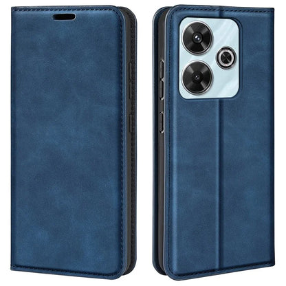 For Xiaomi Redmi Note 13R 5G / Redmi 13 4G / Poco M6 4G Case Skin Feel Leather Phone Cover