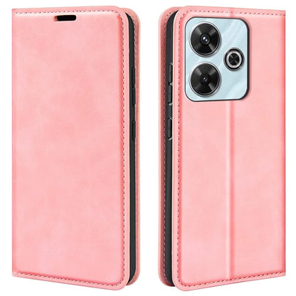 For Xiaomi Redmi Note 13R 5G / Redmi 13 4G / Poco M6 4G Case Skin Feel Leather Phone Cover