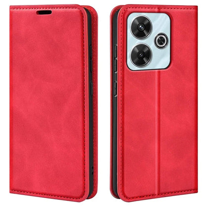 For Xiaomi Redmi Note 13R 5G / Redmi 13 4G / Poco M6 4G Case Skin Feel Leather Phone Cover