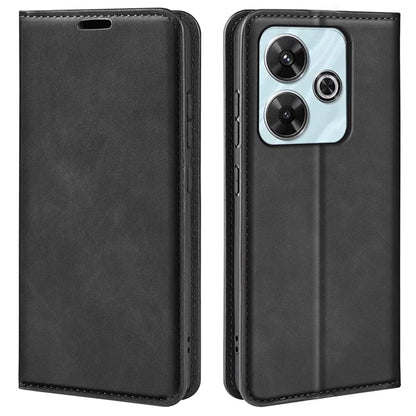 For Xiaomi Redmi Note 13R 5G / Redmi 13 4G / Poco M6 4G Case Skin Feel Leather Phone Cover