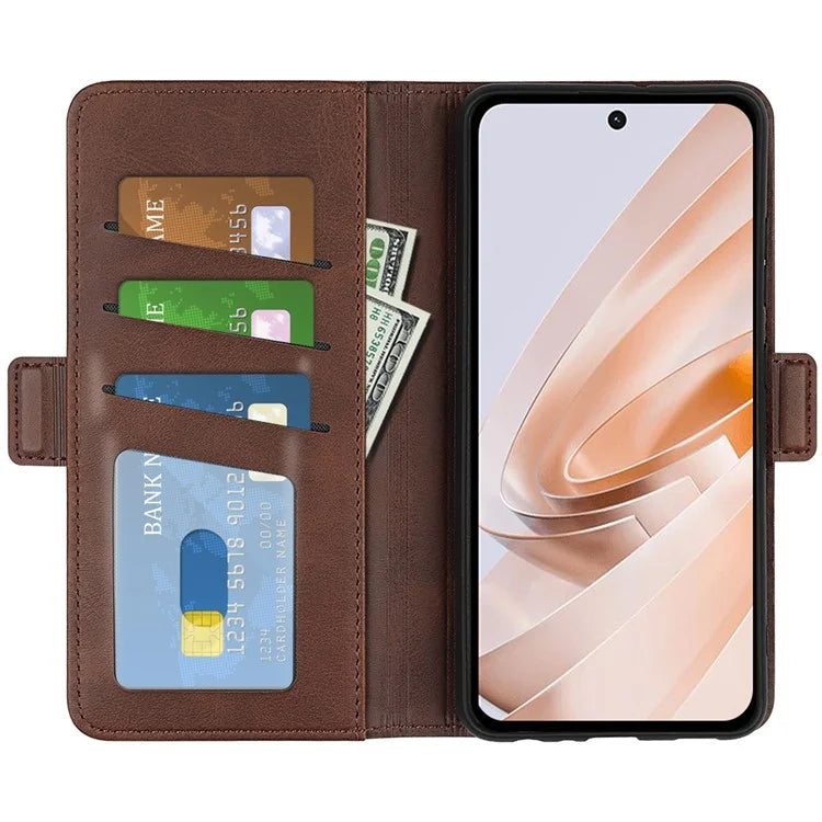 For Xiaomi Redmi Note 13R 5G / Redmi 13 4G / Poco M6 4G Case Calf Texture Phone Leather Cover