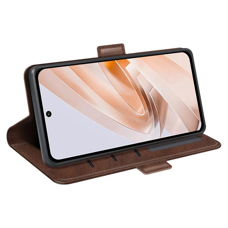 For Xiaomi Redmi Note 13R 5G / Redmi 13 4G / Poco M6 4G Case Calf Texture Phone Leather Cover