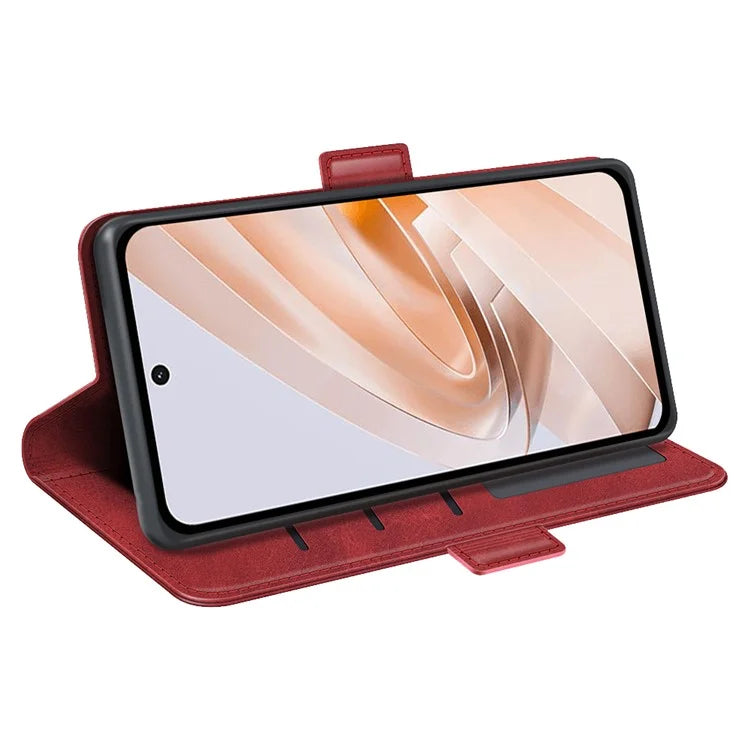 For Xiaomi Redmi Note 13R 5G / Redmi 13 4G / Poco M6 4G Case Calf Texture Phone Leather Cover