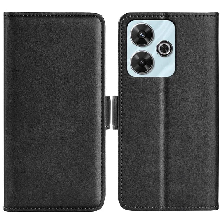 For Xiaomi Redmi Note 13R 5G / Redmi 13 4G / Poco M6 4G Case Calf Texture Phone Leather Cover