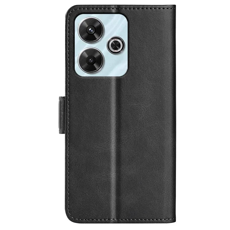 For Xiaomi Redmi Note 13R 5G / Redmi 13 4G / Poco M6 4G Case Calf Texture Phone Leather Cover