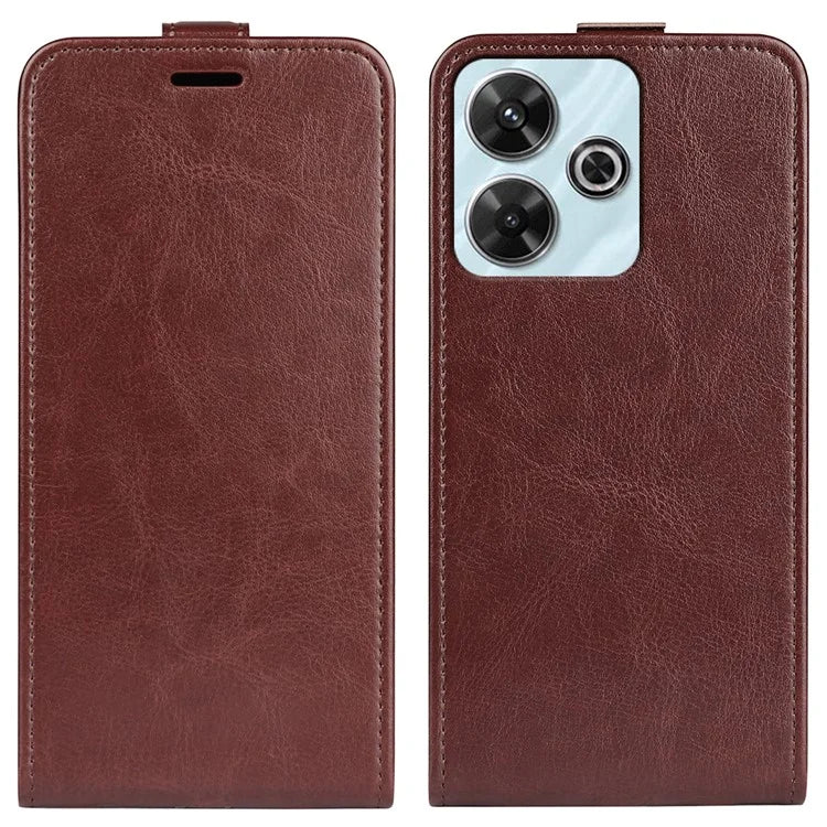 For Xiaomi Redmi Note 13R 5G / Redmi 13 4G / Poco M6 4G Case PU Leather Phone Cover Vertical Flip