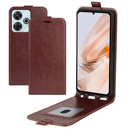 For Xiaomi Redmi Note 13R 5G / Redmi 13 4G / Poco M6 4G Case PU Leather Phone Cover Vertical Flip