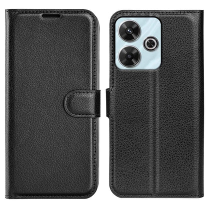For Xiaomi Redmi Note 13R 5G / Redmi 13 4G / Poco M6 4G Case Litchi Texture Leather Phone Cover