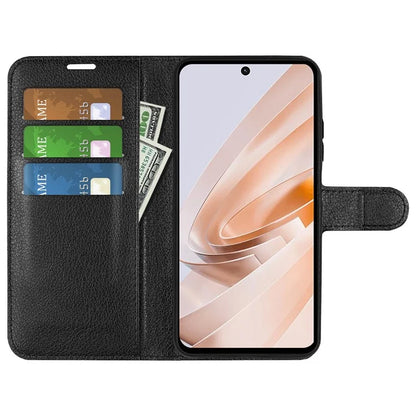For Xiaomi Redmi Note 13R 5G / Redmi 13 4G / Poco M6 4G Case Litchi Texture Leather Phone Cover